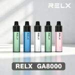 RELX GA8000拋棄式電子煙｜一次性8000口 · 陶瓷芯 · 28種口味